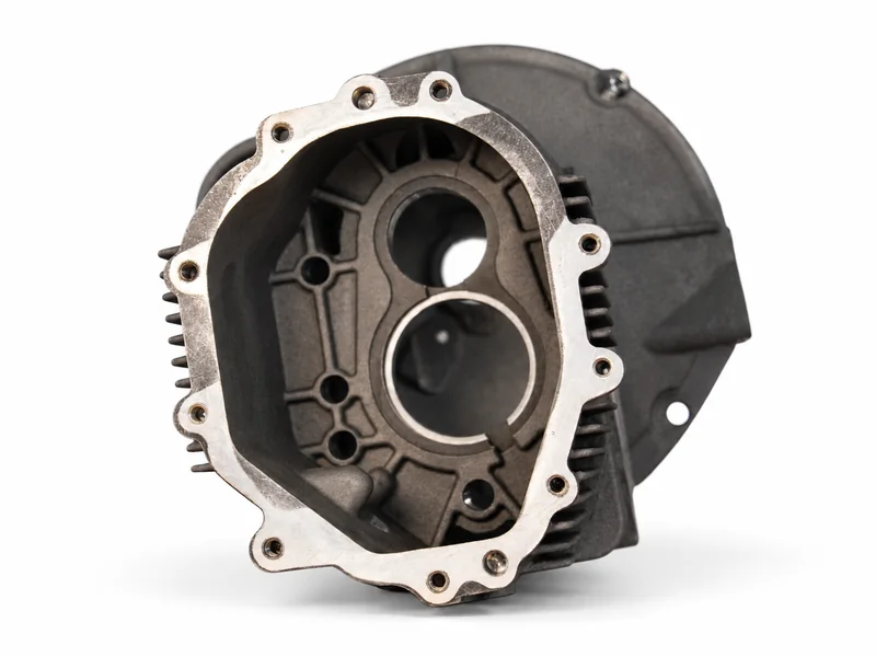 Steel insert, cast into the housing – Porsche 906